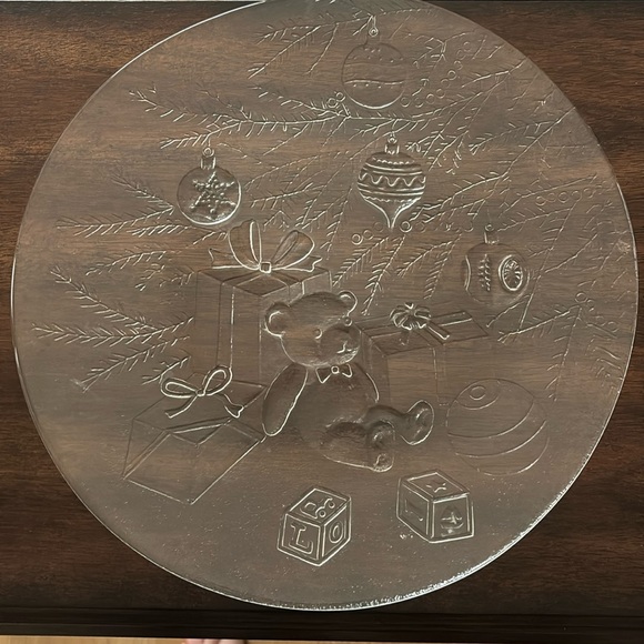 LIBBEY PLATTER ~ CHRISTMAS 13” glass - Picture 1 of 2